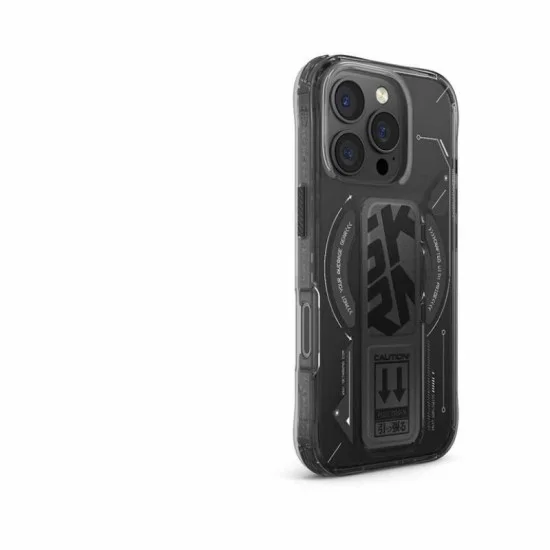 Cover Iphone 16 Pro Helio Magsafe Case With Grip Skin Arma - Black
